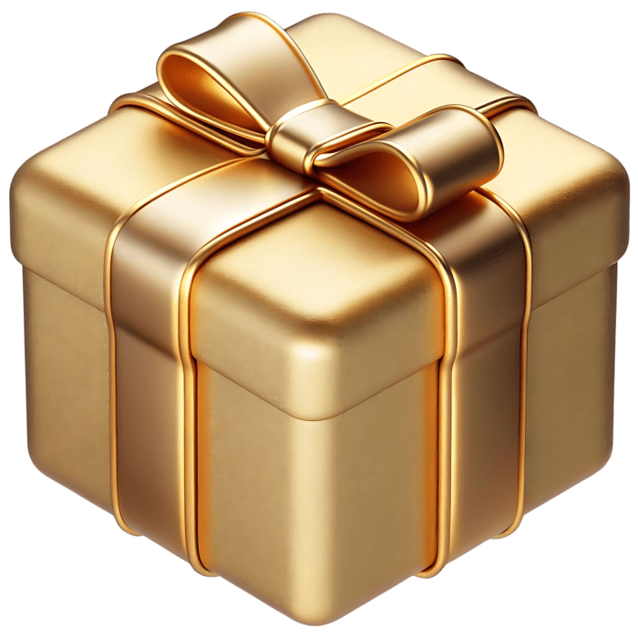 A Luxurious Gold Gift Box with Elegant Ribbon Bow A Stunning 3D Render ... How to write a paragraph