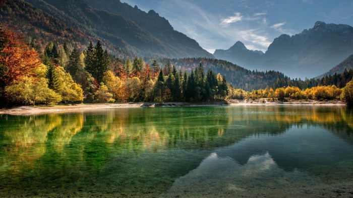 Calm Body Of Water Surrounded With Trees And Mountains During Daytime ... How to get deodorant stains out of black shirts