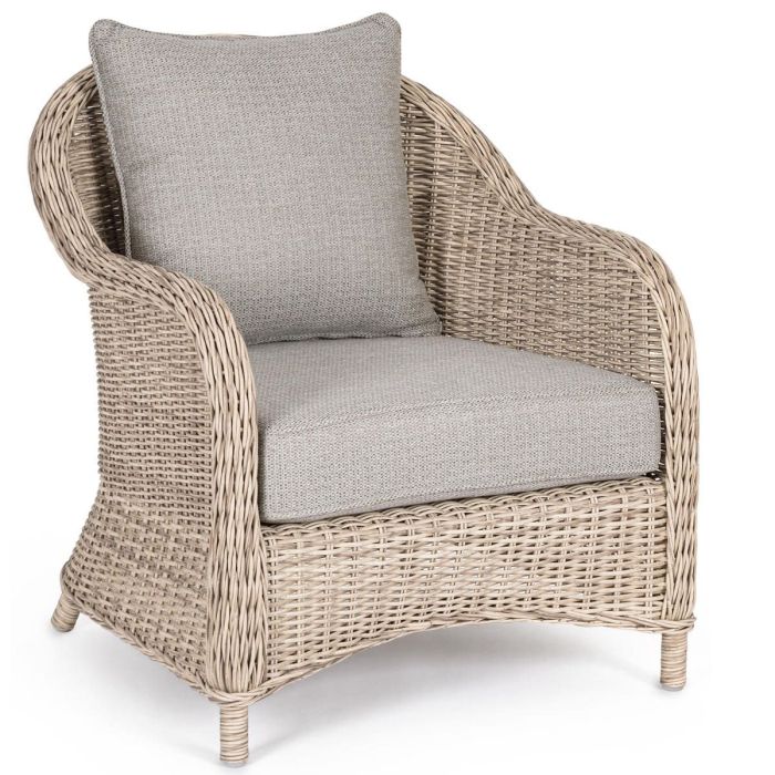 Gartensessel Polyrattan beige gepolstert wetterfest Aditya Pick-Up-Möbel How to get rid of hornets