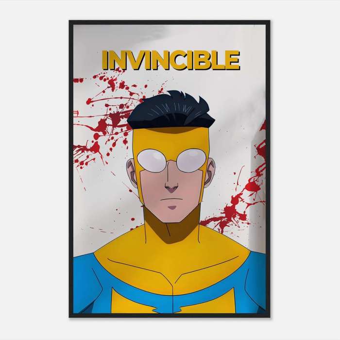 Invincible Poster Invincible Print Poster Invincible Print Art Poster ... Invincible Poster Invincible Print Poster Invincible Print Art Poster ...