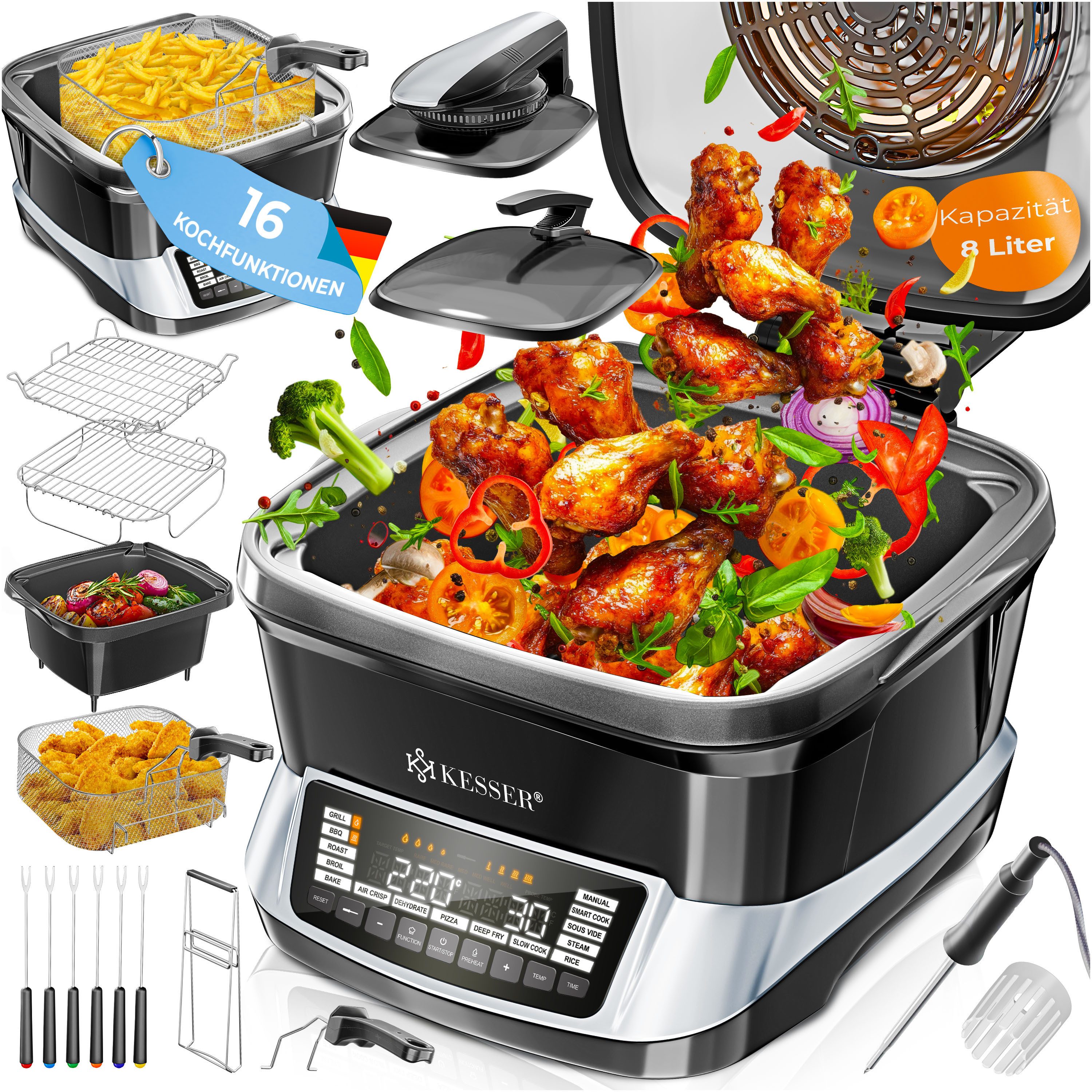KESSER Multikocher Küchengerät mit 16 Programmen Grillen, Backen ... How to prepare sweet and sour sauce