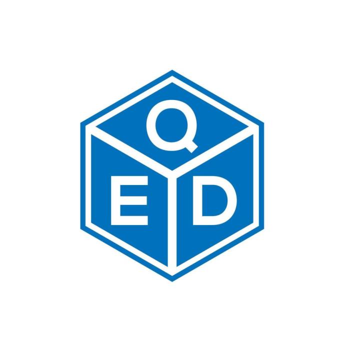 Diseño de logotipo de letra qed sobre fondo negro. concepto de logotipo ... How to factor a trinomial